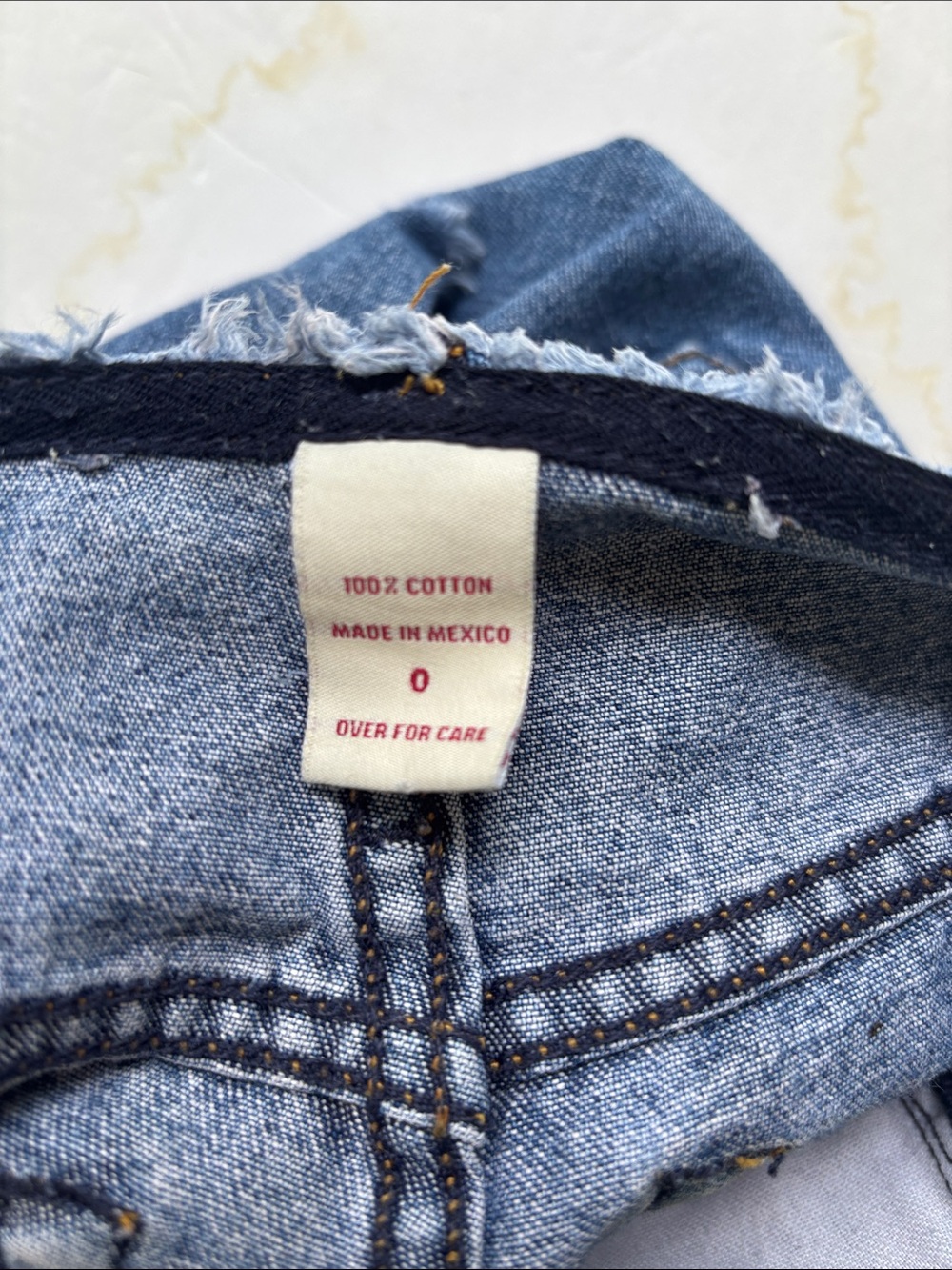 Vintage Abercrombie & Fitch Y2K Hot Low Rise Distressed Short Denim Baddie Sexy - Picture 17 of 17